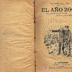 Libros antiguos: * SF * EL AÑO 2000 / EDWARD BELLAMY ; TRADUCCIÓN DE RICARDO FRANCIA ; IL. J. PEDRAZA 190?. Lote 26356734